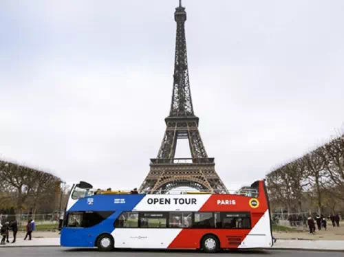 Paris Open Tour Hop On Hop Off Bus Tour and River Boat Tour