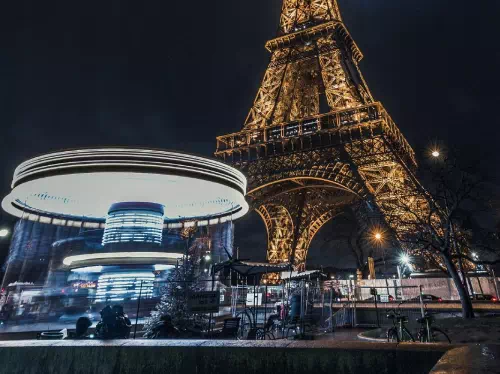 Paris Night Guided Bike Tour with River Seine Sightseeing Cruise Ticket