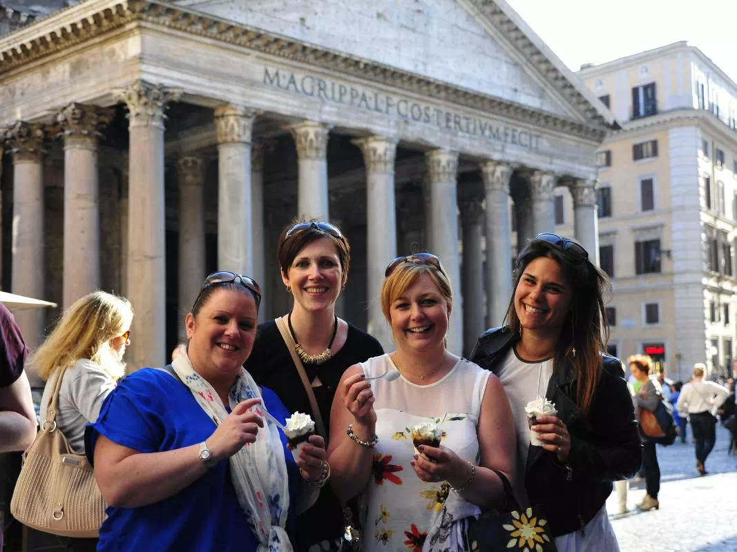 Rome Food Walking Tour with Tiramisu, Espresso and Gelato Tasting