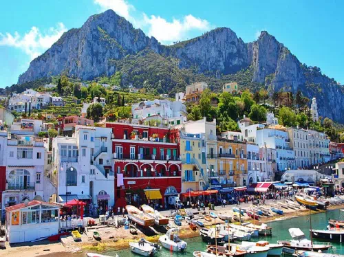 Capri and Anacapri Semi-Private Tour from Rome with Faraglioni Visit
