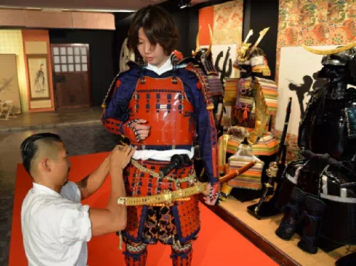 Samurai Armor Photo Shoot Experience in Shibuya