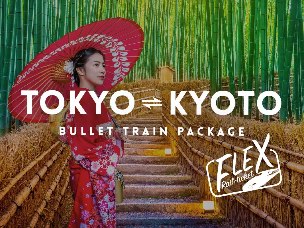 JR Flex Rail Ticket: Tokyo to Kyoto Round-Trip Bullet Train Ticket & Coupon