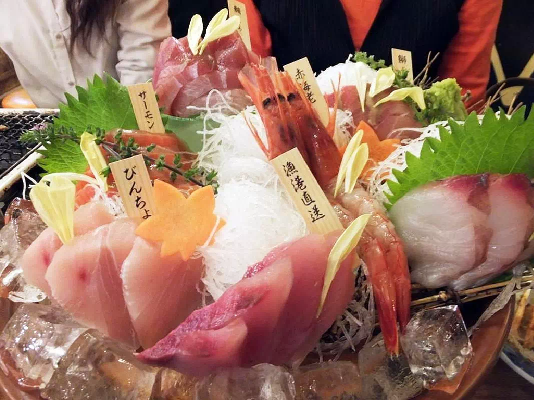 Seafood Prix Fixe Meal Reservations at Isomaru Suisan Izakaya in Tokyo 