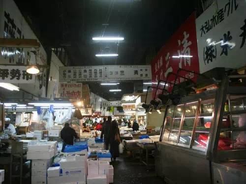 Tsukiji Fish Market Tour and Sushi Making Lesson in English or French