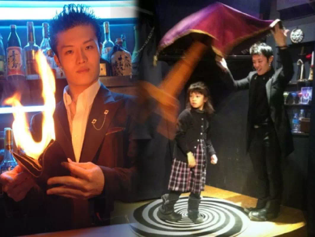 Reservations for Magic Show Bar and Drinks in Shinjuku, Tokyo